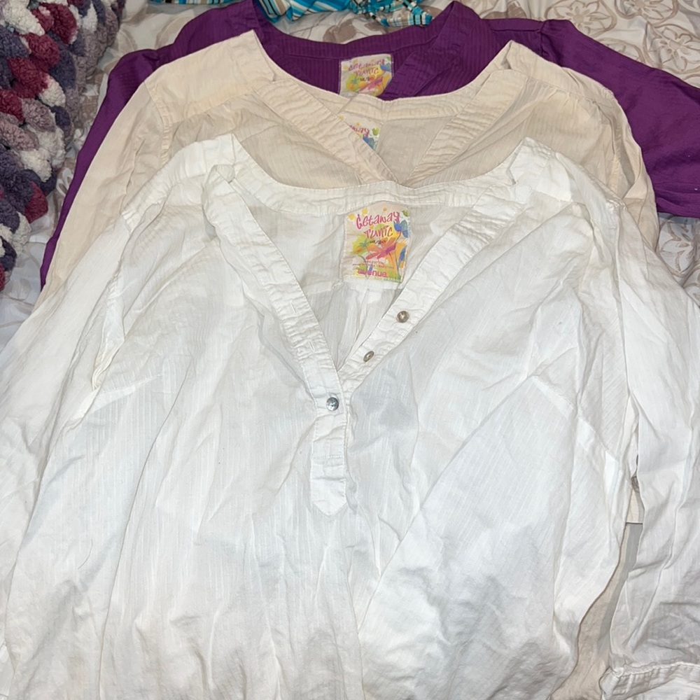Set of 3 Getaway Tunic size 18-20